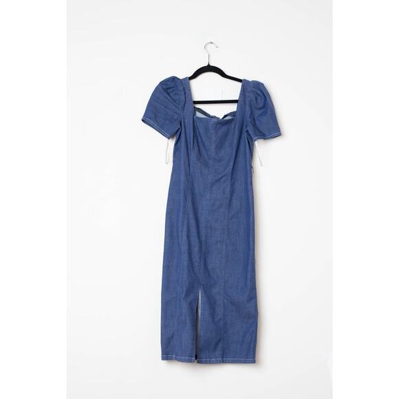 Shoshanna Denim Candelaria Dress - Size 0 - Picture 2 of 7